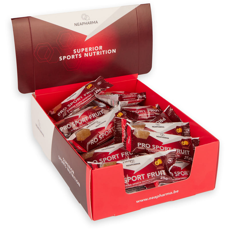 Load image into Gallery viewer, Neapharma reep pro sport fruit abrikoos display (40st)