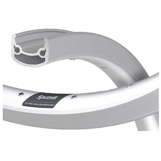 Load image into Gallery viewer, Ryde velg sputnik refelectie 28 622 36g 14g cnc alu zilver