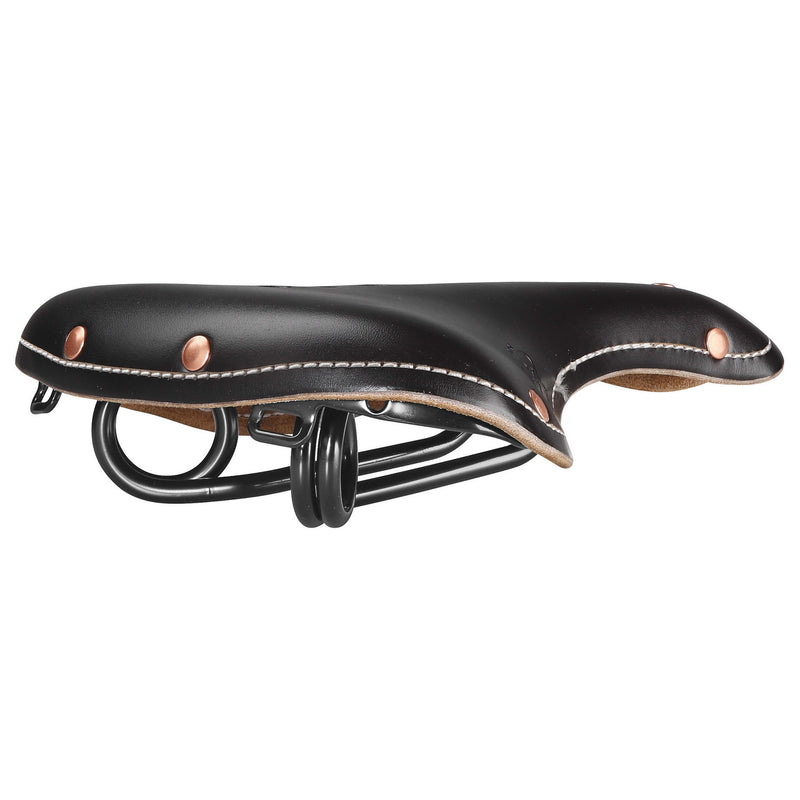 Load image into Gallery viewer, Monte grappa zadel old frontiers classic leer zwart