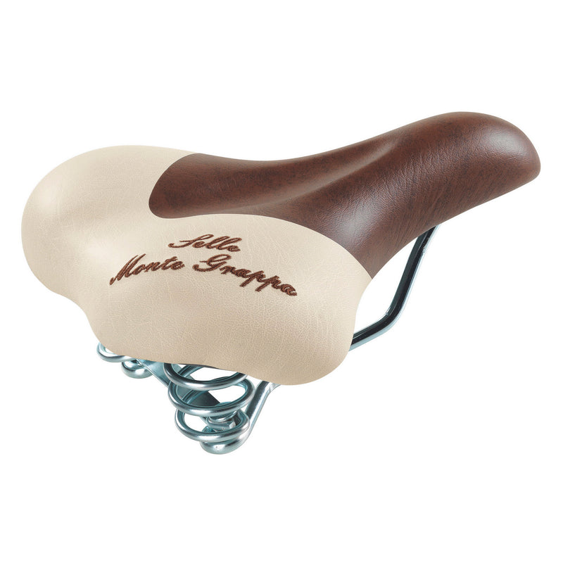 Afbeelding laden in galerijviewer, Monte grappa zadel fashion met veer d-bruin cream