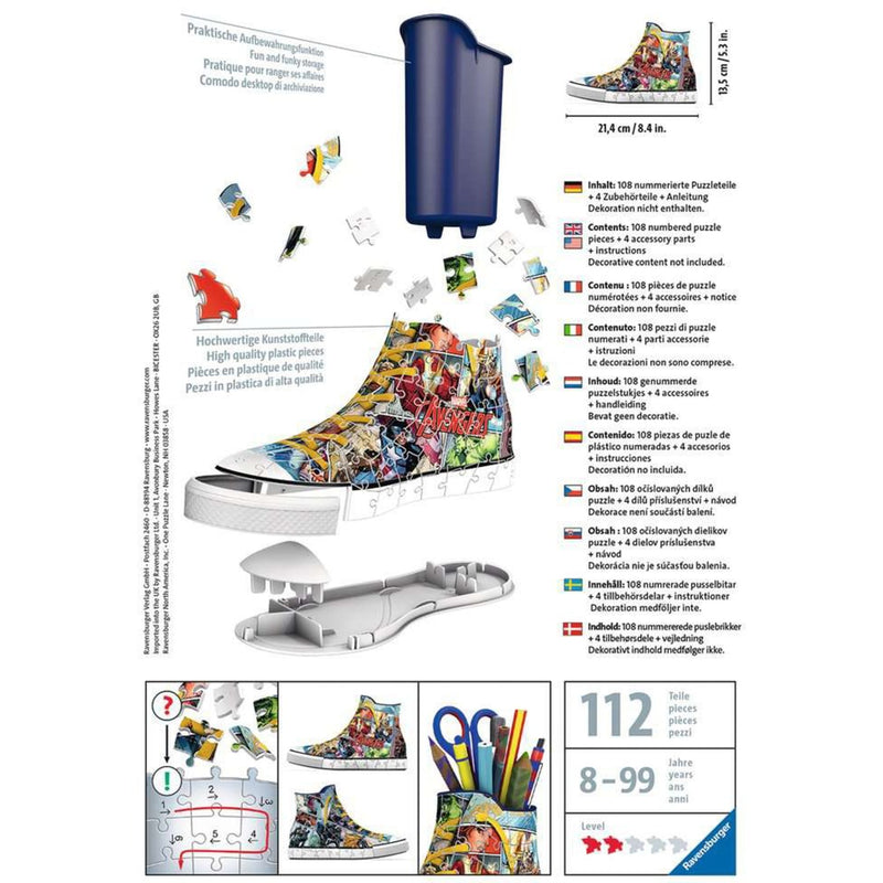 Load image into Gallery viewer, Ravensburger 3D Puzzel Sneaker Avengers