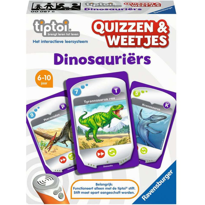 Load image into Gallery viewer, Ravensburger Tiptoi Quizzen Weetjes Dinosauriers