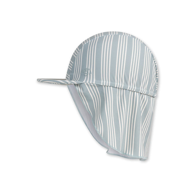 Afbeelding laden in galerijviewer, Resort stripe | groen wit gestreept uv zonnepetje