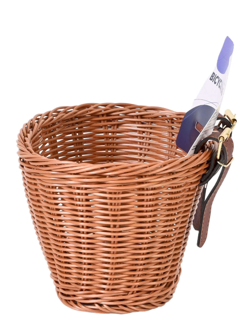 Afbeelding laden in galerijviewer, Volare rieten mandje klein met riempjes voor 12-16 inch