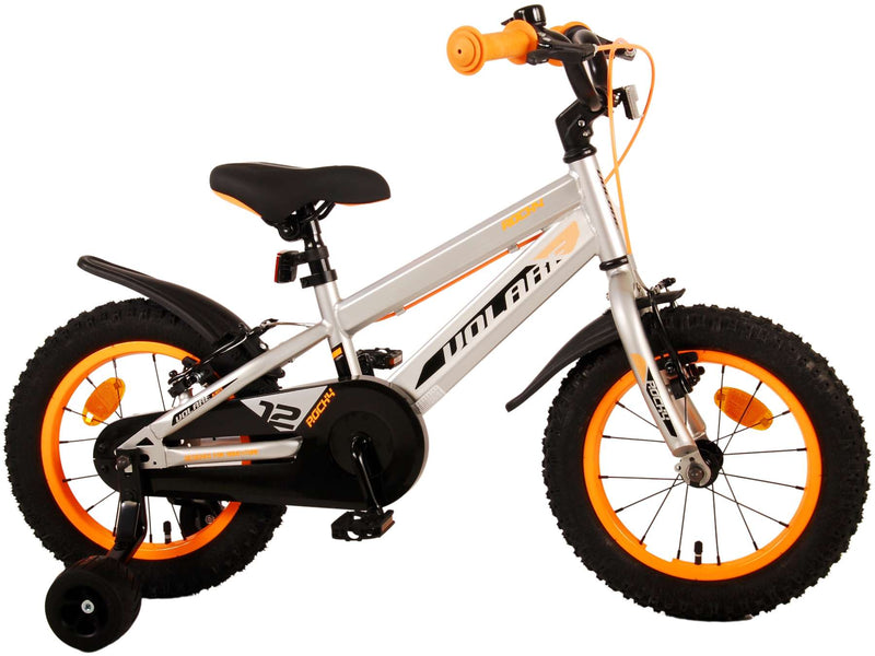 Load image into Gallery viewer, Volare Rocky Kinderfiets Jongens 14 inch Grijs Twee handremmen