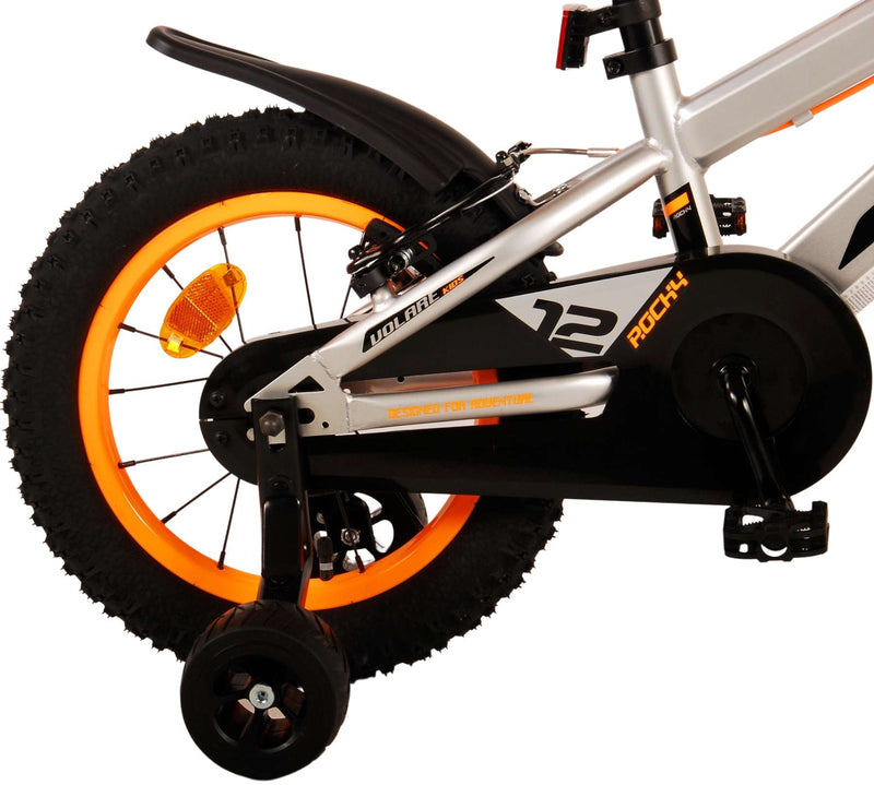 Load image into Gallery viewer, Volare Rocky Kinderfiets Jongens 14 inch Grijs Twee handremmen