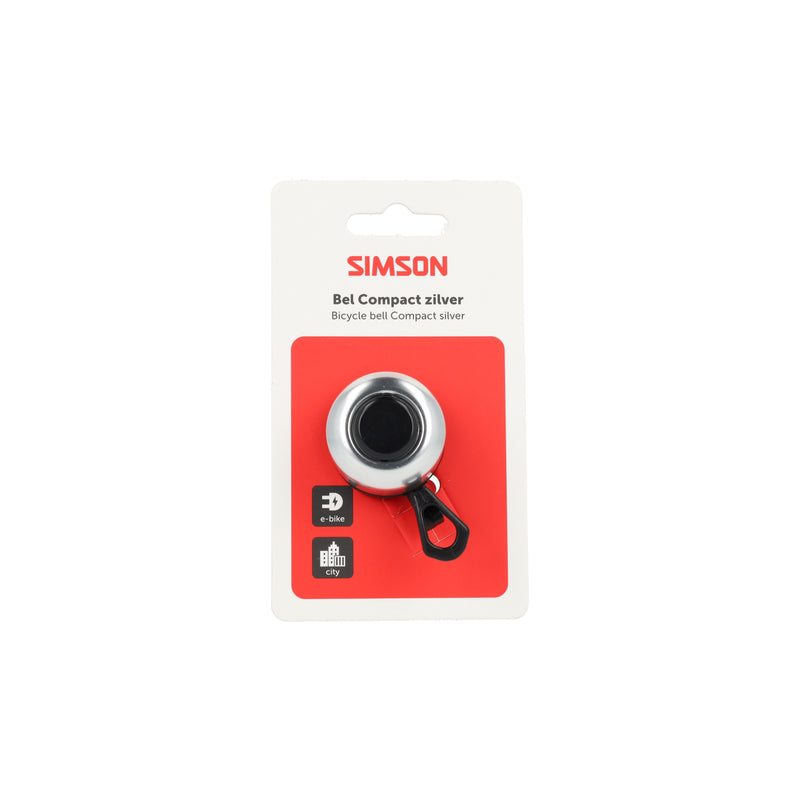 Afbeelding laden in galerijviewer, Simson bel compact zilver