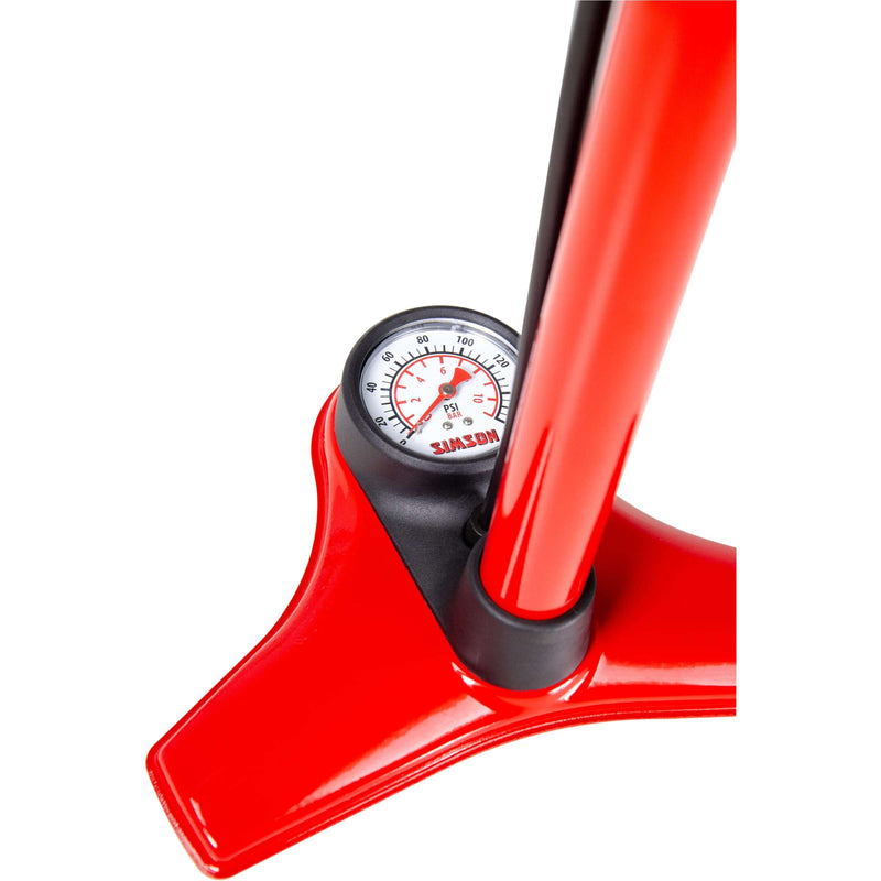 Load image into Gallery viewer, fietspomp Excellent hogedruk 60 cm rood