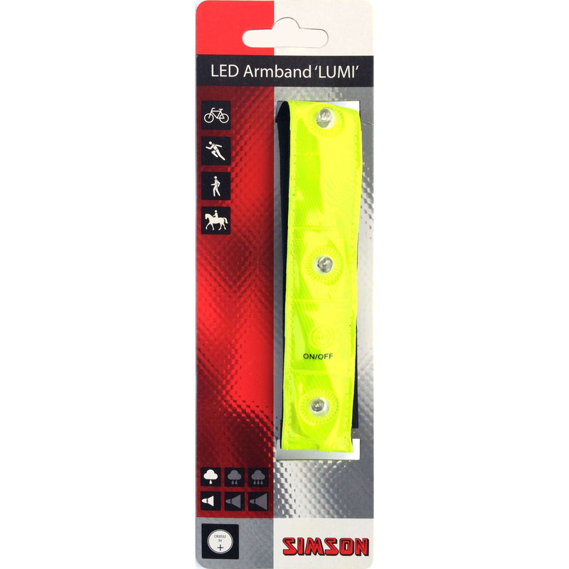 Load image into Gallery viewer, Simson reflectie armband Lumi led