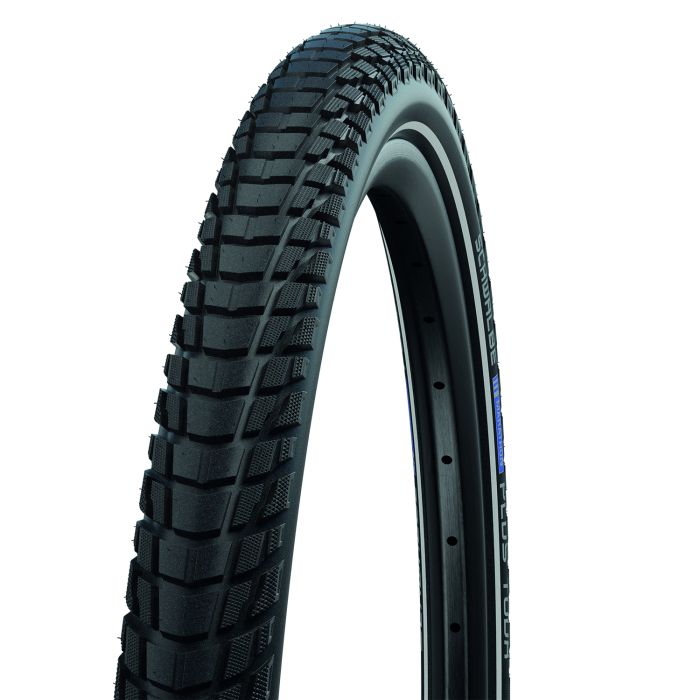 Load image into Gallery viewer, Schwalbe marathon plus tour - wired - addix green - smartguard - 700x35c - black + reflex