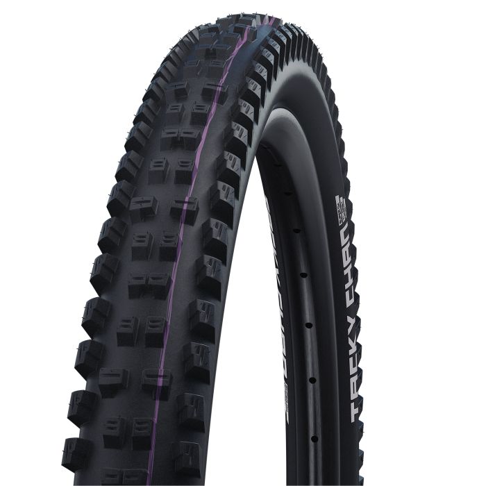 Load image into Gallery viewer, Schwalbe tacky chan - tle - addix ultra soft - super downhill - 27.5x2.40 - black