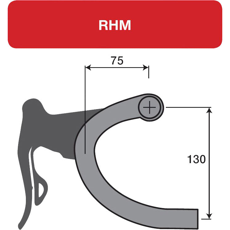 Load image into Gallery viewer, Deda stuurbocht zero2 dcr pob rhm-evo 40cmb b (38cm c c)