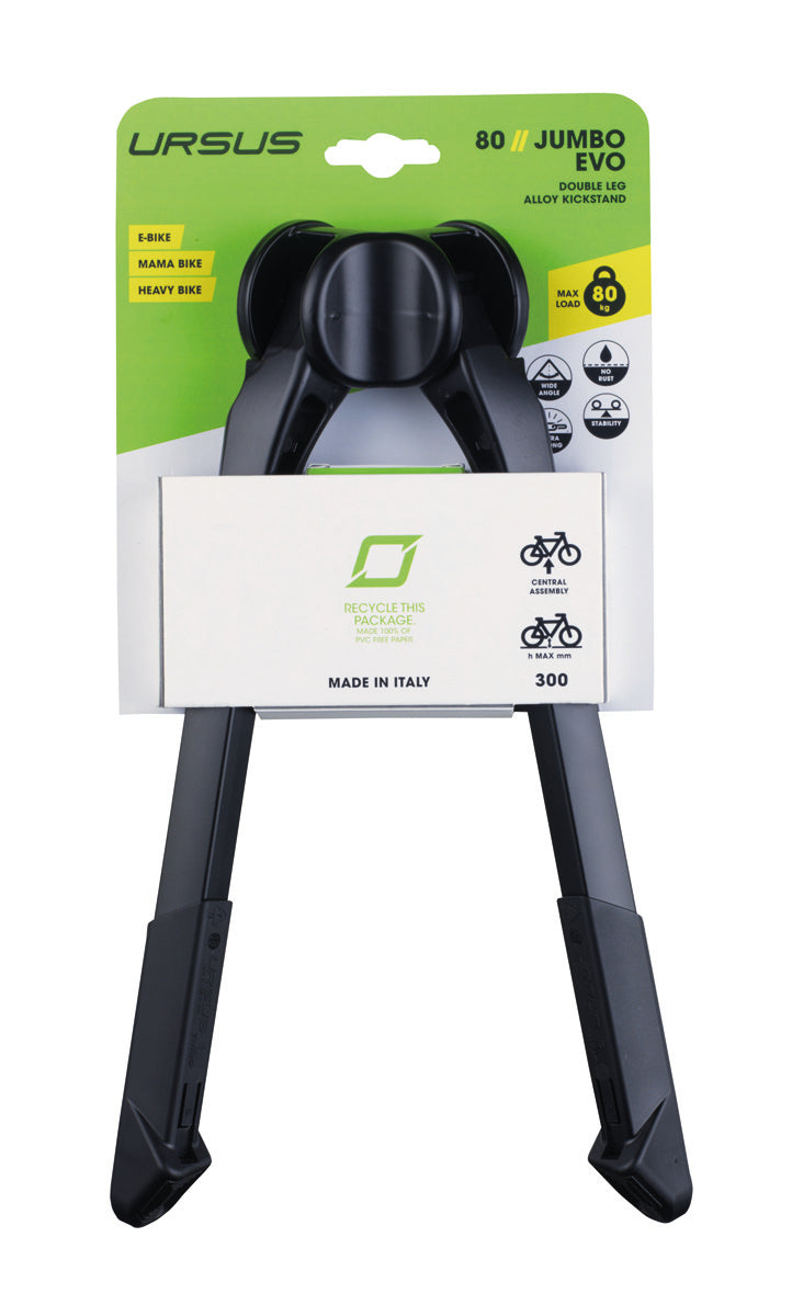 Load image into Gallery viewer, Ursus standaard dubbel jumbo evo zwart 300 mm. + bumper max 80 kg