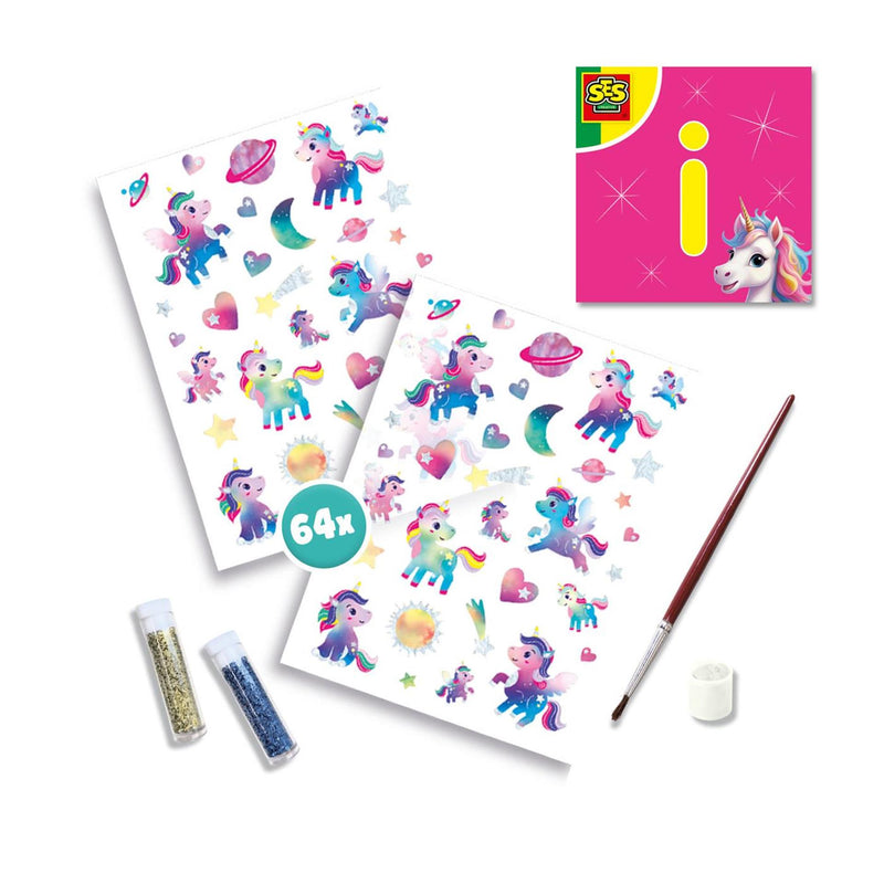 Load image into Gallery viewer, Ses unicorn - tattoos en glitters