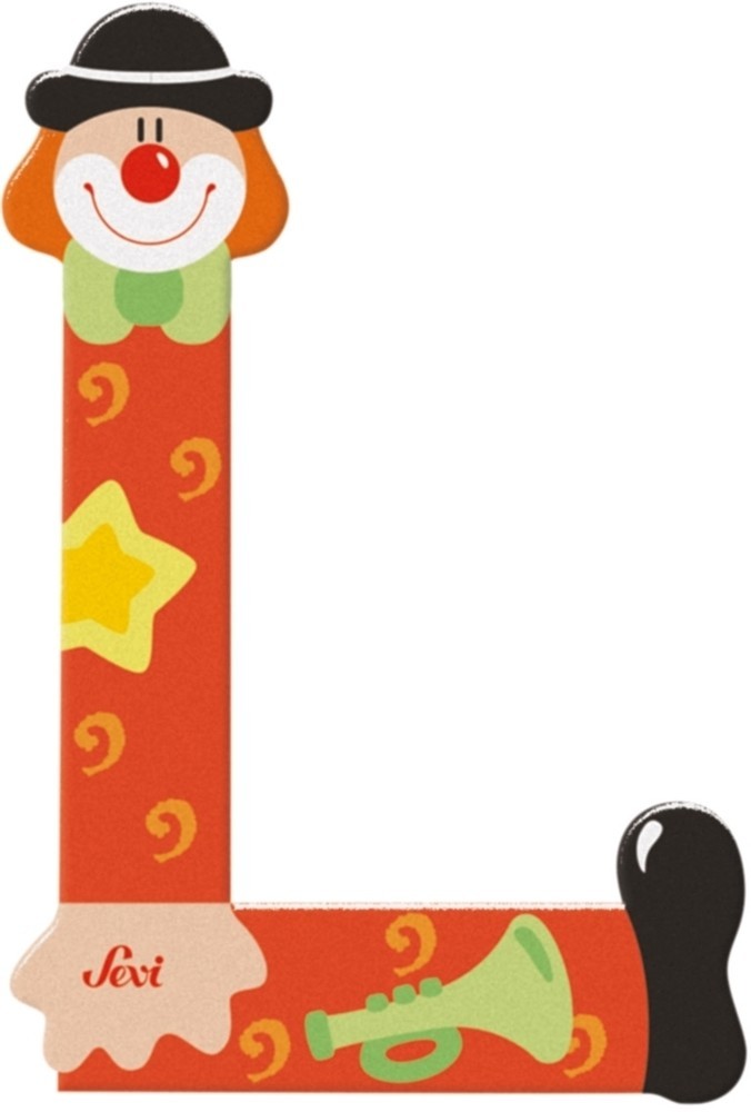 Load image into Gallery viewer, Sevi letter clown l: 10 cm (81748)