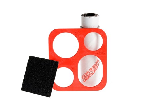 Load image into Gallery viewer, Simson bandenreparatierol met sjabloon 7x20cm