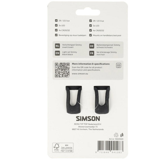 Afbeelding laden in galerijviewer, Simson verlichtingsset simmy batterij led 29 13,5lux