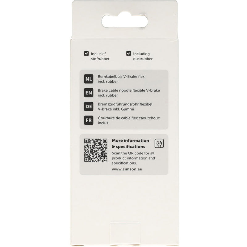 Load image into Gallery viewer, Simson remkabelbuis v-brake flexibel incl. rubber