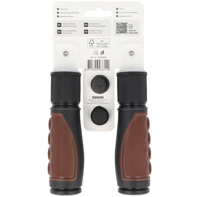Load image into Gallery viewer, Simson handvatten lifestyle donkerbruin-zwart
