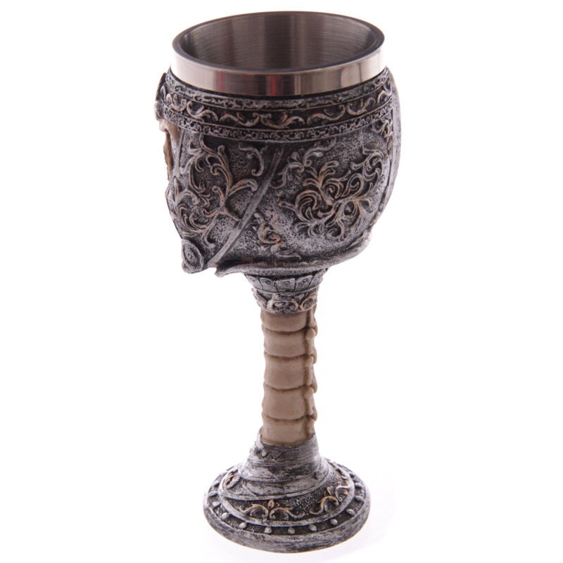 Load image into Gallery viewer, Strijder schedel gothic decoratieve kelk