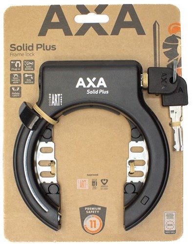 Afbeelding laden in galerijviewer, Axa ringslot solid plus zwart (kaart)