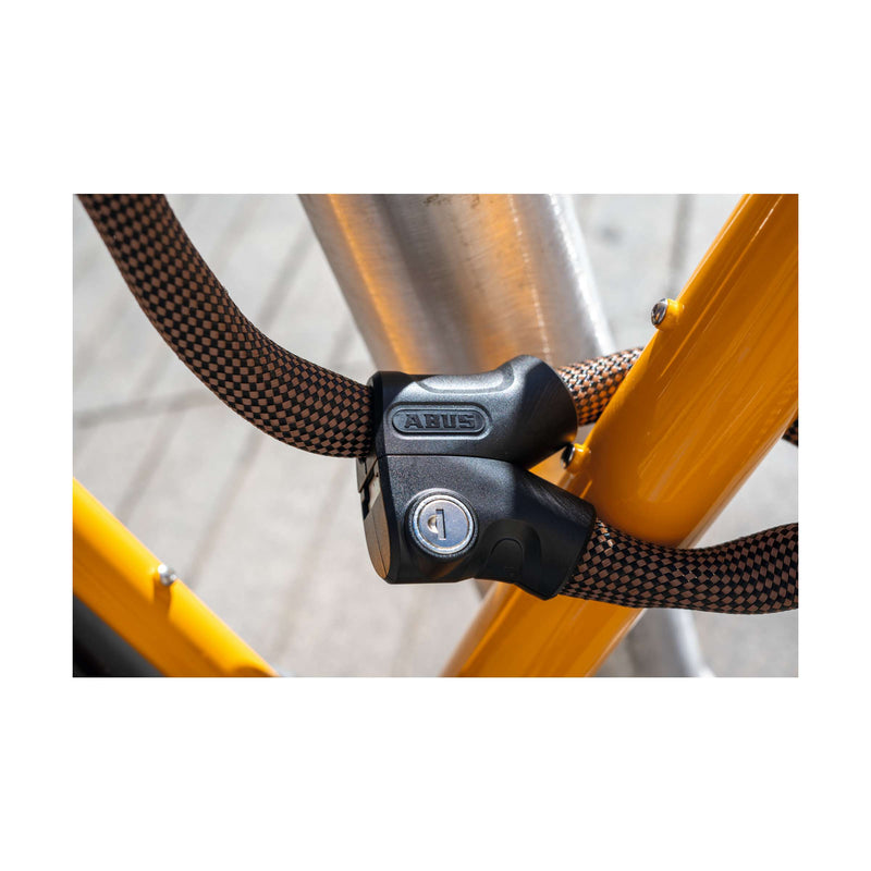 Load image into Gallery viewer, Abus kettingslot infinity loop 1806 140 140cm autum orange