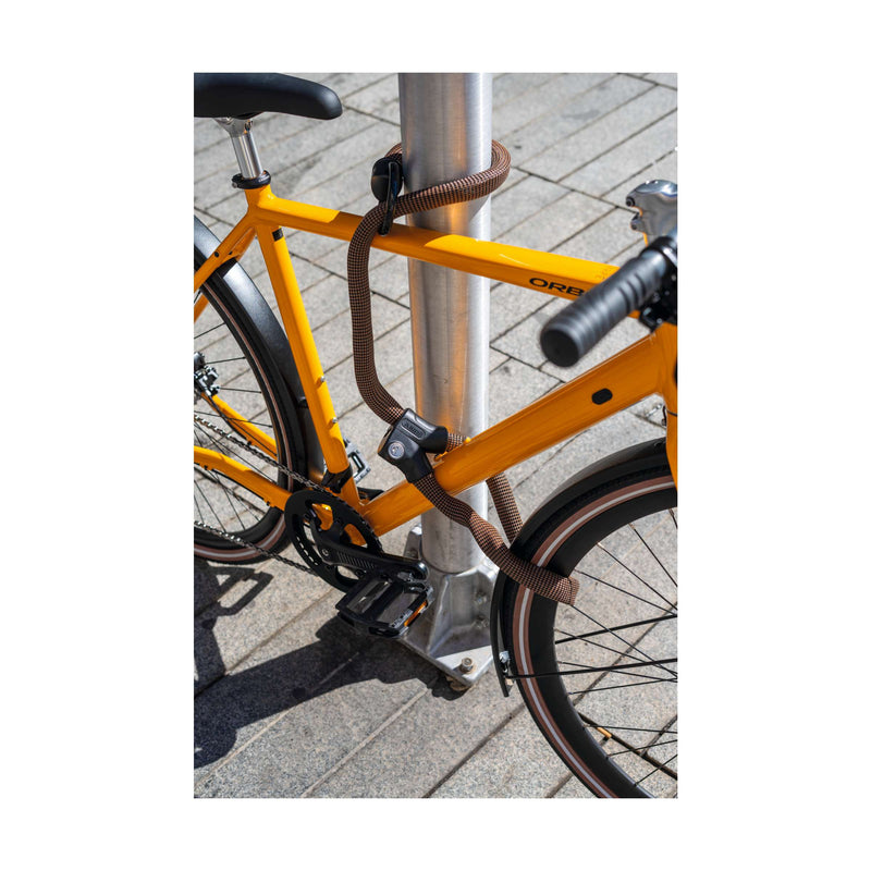 Load image into Gallery viewer, Abus kettingslot infinity loop 1806 140 140cm autum orange