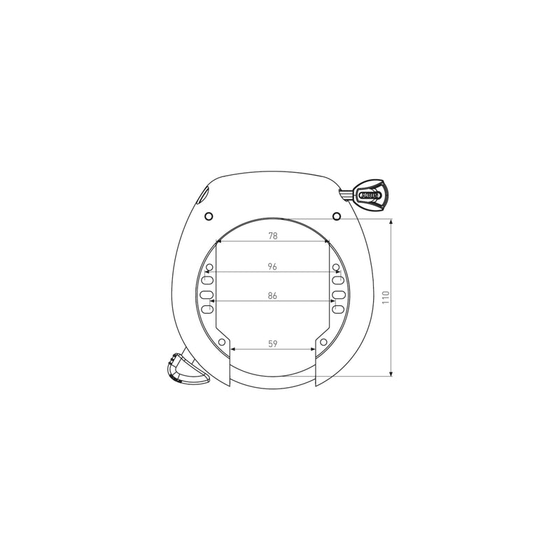 Load image into Gallery viewer, Abus Shield XPlus 5755L ART 2 - Zwart - Ringslot