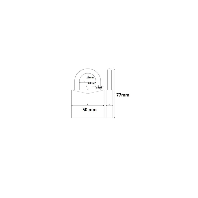 Load image into Gallery viewer, Abus Hangslot 65 50mm Grijs