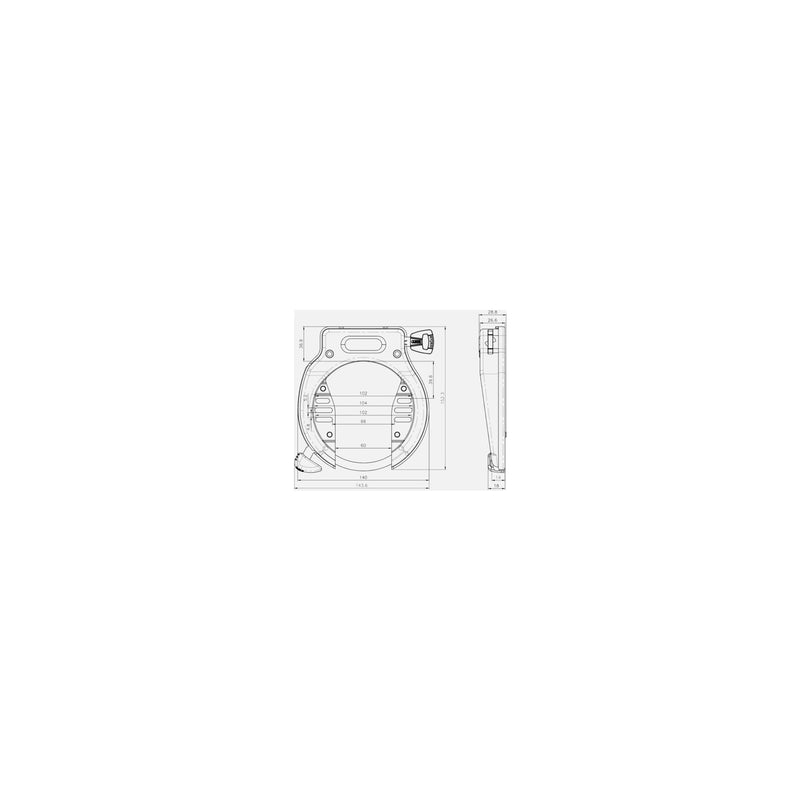 Load image into Gallery viewer, Abus Amparo slot 4650S R - Zwart - ART2 - 9 15