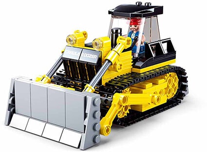 Load image into Gallery viewer, Sluban construction bulldozer (m38-b0802)