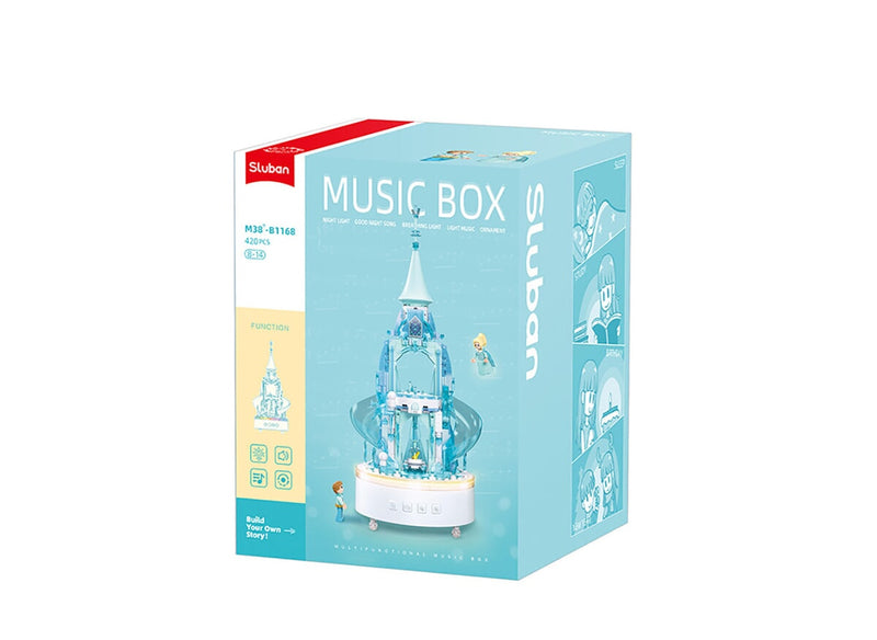 Load image into Gallery viewer, Sluban ice castle music box (m38-b1168)