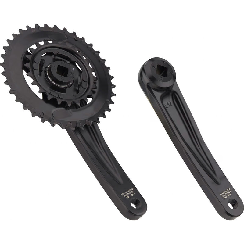 Afbeelding laden in galerijviewer, Shimano crankset cues 9 10 11v 170mm 26 40t zwart oem