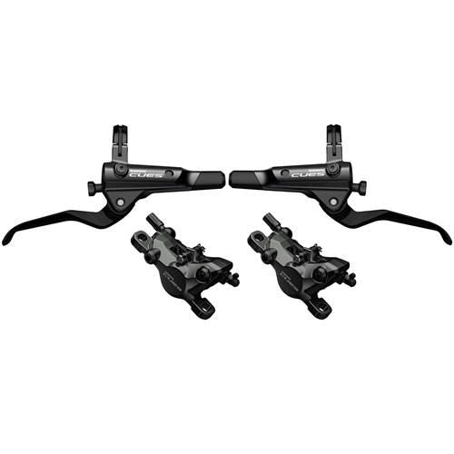 Afbeelding laden in galerijviewer, Shimano schijfremset cues cmpl. bl-u8000 br-u8000 zwart oem