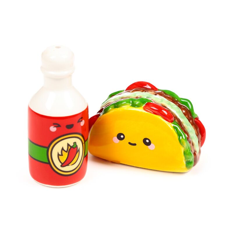 Afbeelding laden in galerijviewer, Frida de taco hete saus foodiemals peper- en zoutstel