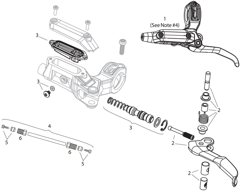 Load image into Gallery viewer, Sram scheibenbremse db4 disc brakes db4 left matt black