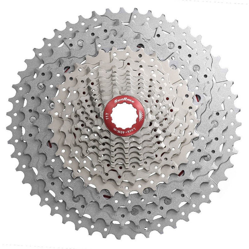 Afbeelding laden in galerijviewer, SunRace Cassette 12V 11-51T metallic