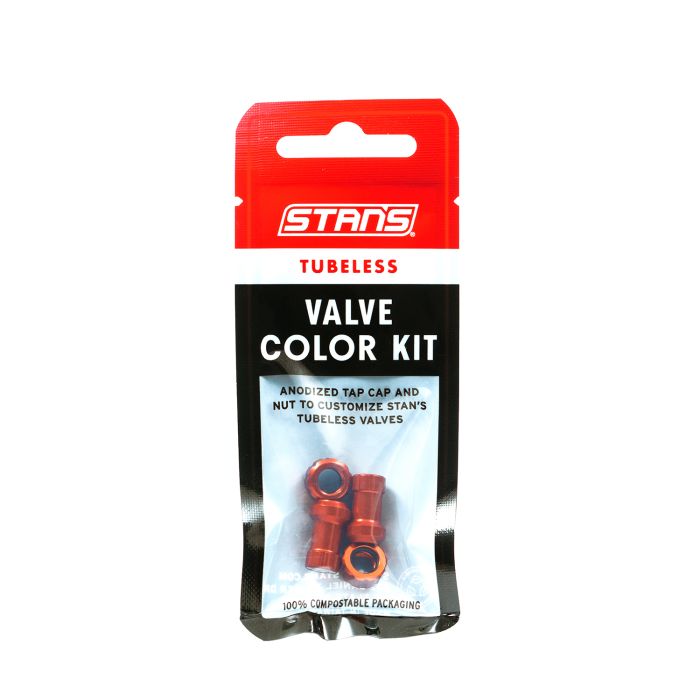 Load image into Gallery viewer, Stans stan's tubeless valve color kit - orange