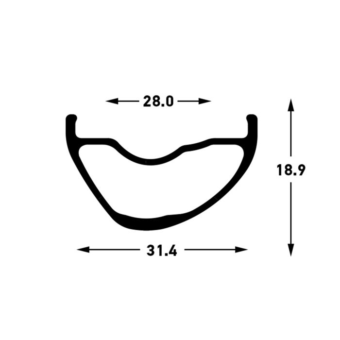 Load image into Gallery viewer, Stan's arch mk4 rim - 29'' - 32h - black gray