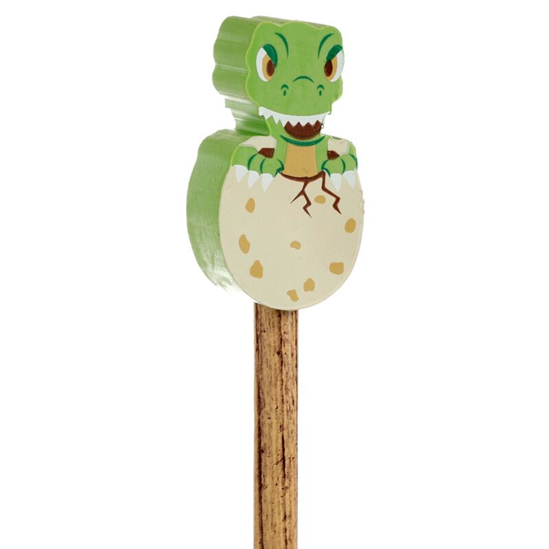 Afbeelding laden in galerijviewer, Baby dinosaurus ei - gum potlood