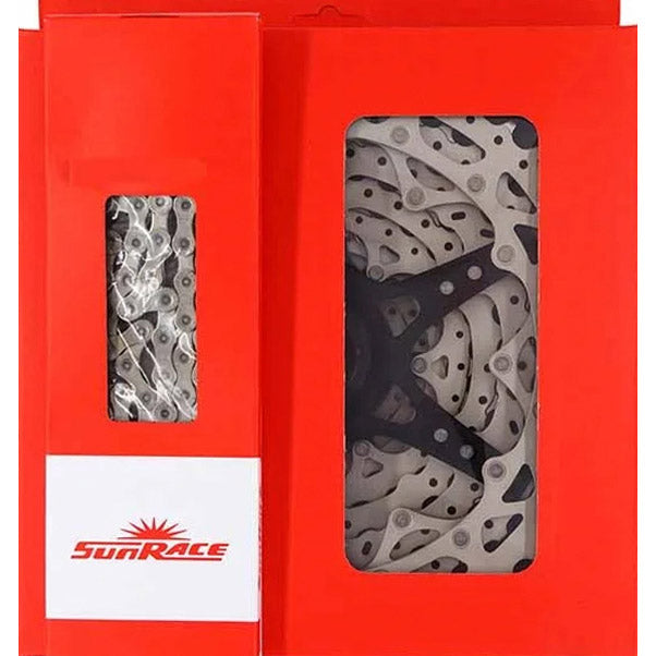 Load image into Gallery viewer, Spanninga sunrace combipack mz800 12v hg 11-51t met ketting cn12z