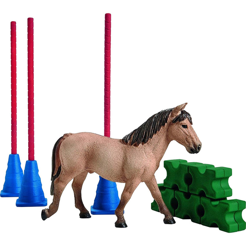 Load image into Gallery viewer, Schleich Farm World Pony slalom