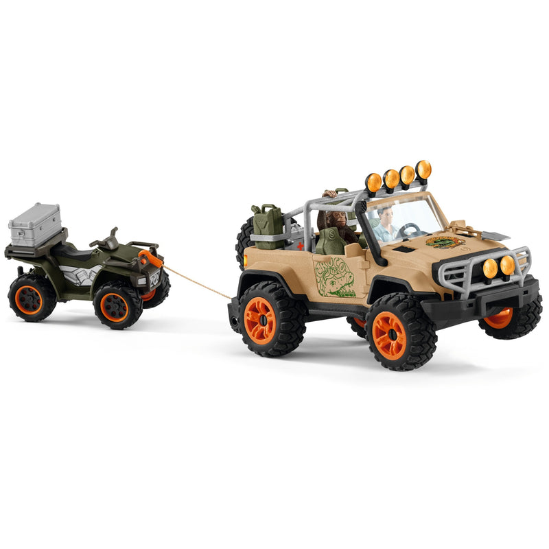Load image into Gallery viewer, Schleich WILD LIFE SUV 4X4 met Lier 42410
