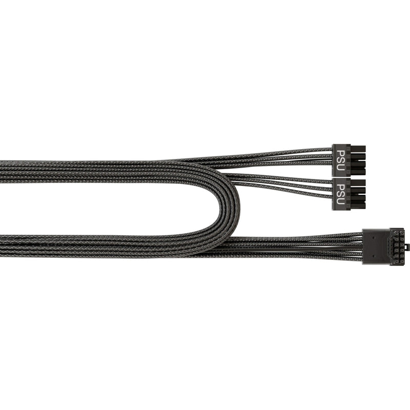 Load image into Gallery viewer, Seasonic Adapterkabel Gen 5 SS-2x8P 90°-12V-2x6-600