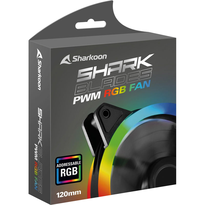 Load image into Gallery viewer, Sharkoon Sharkoon SHARK Blades PWM RGB Fan
