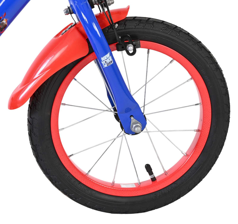 Load image into Gallery viewer, Schall sonic prime kinderfiets - jongens - 14 inch - blauw rood - twee handremmen