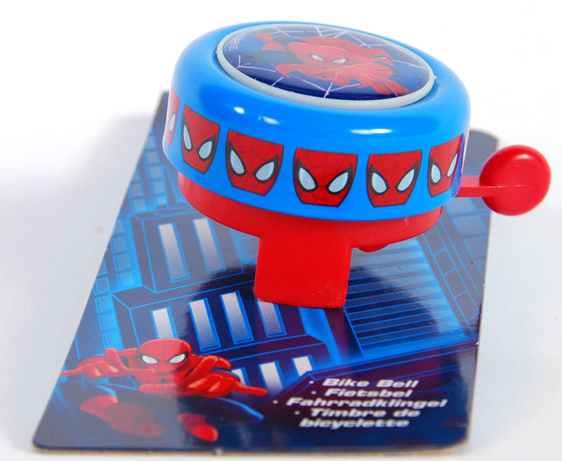 Load image into Gallery viewer, fietsbel Spider-Man blauw rood 54 mm