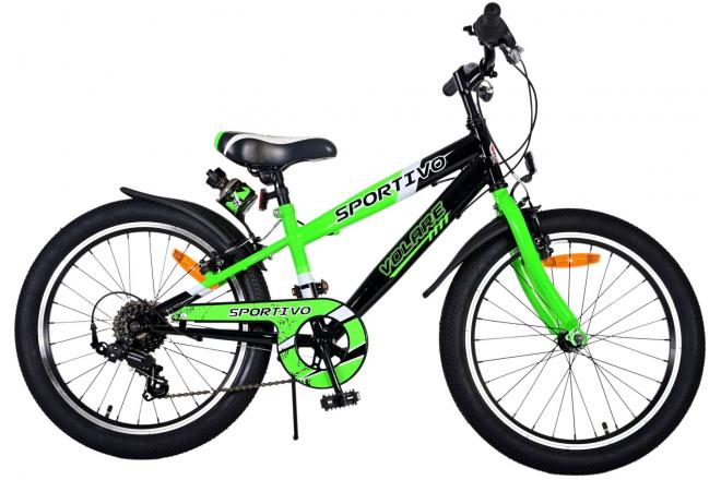 Load image into Gallery viewer, Volare Sportivo Kinderfiets - Jongens - 20 inch - Groen - 7 versnellingen