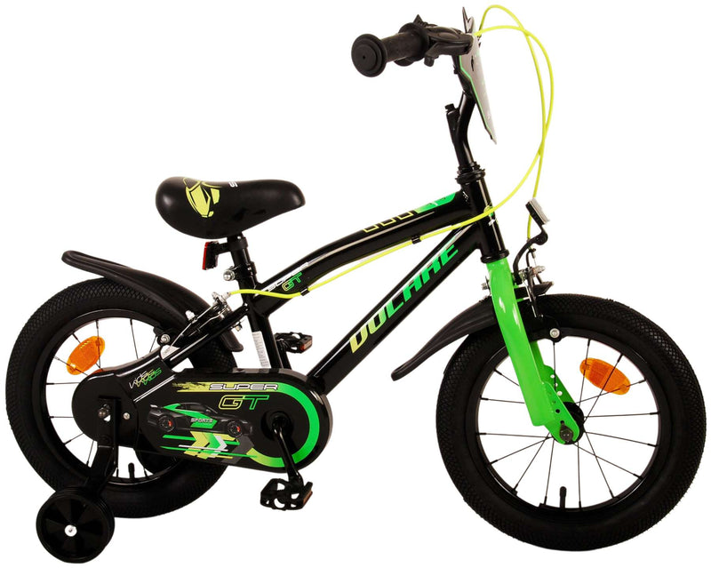 Load image into Gallery viewer, Volare Super GT Kinderfiets Jongens 14 inch Groen Twee handremmen