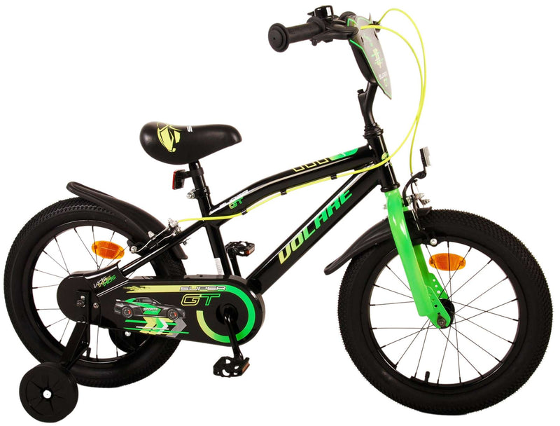 Load image into Gallery viewer, Volare Super GT Kinderfiets - Jongens - 16 inch - Groen - Twee handremmen